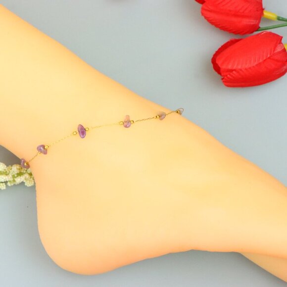 "Handmade Anklet – A Stylish Choice for Women, Thoughtful Gift Idea, EVCH1130 - Picture 5 of 11